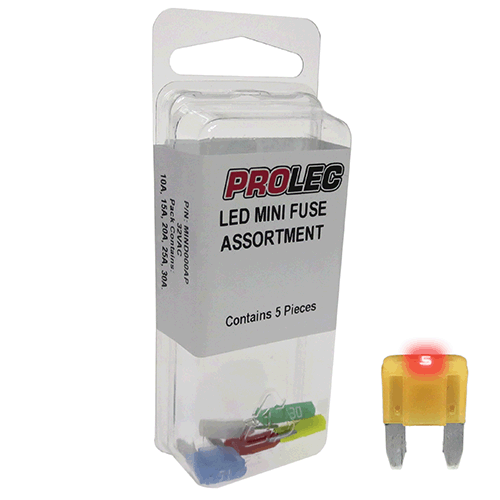 Mini Indicating Fuse Kit 5 piece assortment | Genuine & Latest Product