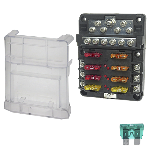 Prolec Fuse Panel for 6 x ATO/ATC fuses