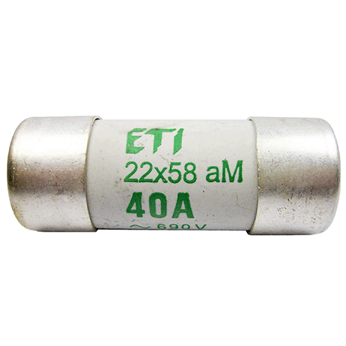 22x58mm Fuses 400V to 690VAC aM