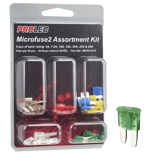 Micro2 Fuse Kit Assortment 35 pieces | Genuine & Latest Product