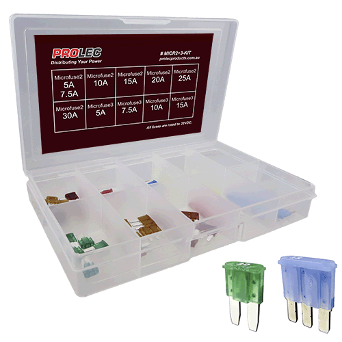 Micro2 & Micro3 Fuse Kit Assortment 55 pieces | Genuine & Latest Product