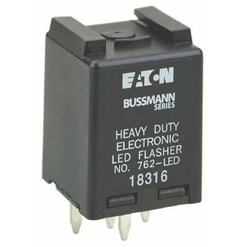 Bussmann No-762-LED Flasher with 2.8mm terminals