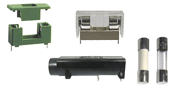 PCB Mount Fuse Holders for 5 x 20mm Fuses