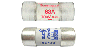 22 x 58mm Ultra Rapid Fuses