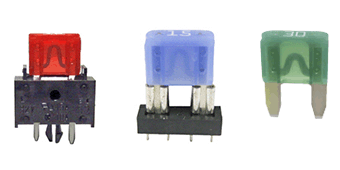 PCB Mount Fuse Holders for Mini Fuses