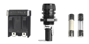 Panel Mount Fuse Holders for 5 x 20mm Fuses