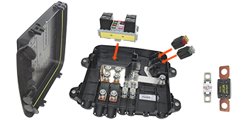 4 Pole Expandable Midi & Mega Fuse Block