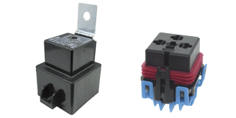 Automotive Bracket Mount Relays with Skirt