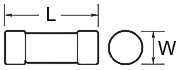 Measure a cartridge fuse