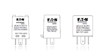 Flashers with 6.3mm terminals