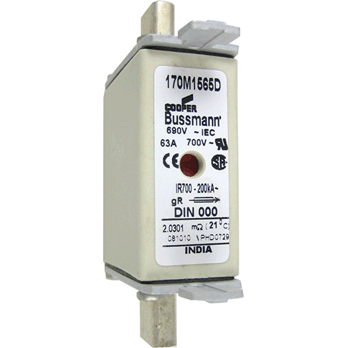 Bussmann 170M NH Fuses Size 000 700VAC gR | Genuine & Latest Product