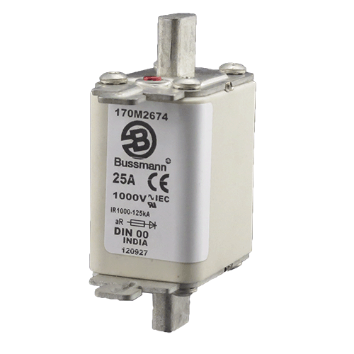 Bussmann 170M NH Fuses Size 00 900V to 1000VAC aR