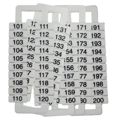 Morsettitalia 43311 Marking Tags 101 to 200 (1 set)