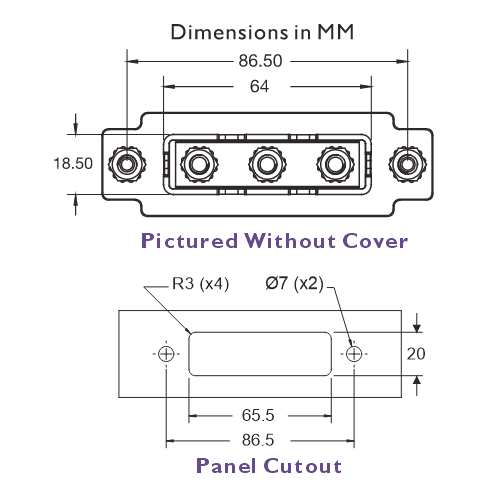 Bussmann GB3001 Junction Block Dimensions Part 2