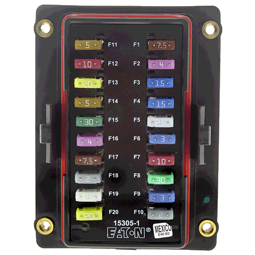 Bussmann 15305-1 PDU for Fuses (Dual Bus)