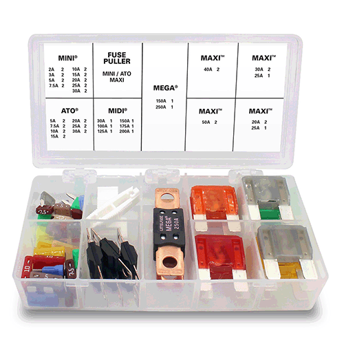 Commercial and Fleet Fuse Assortment Kit 50 piece