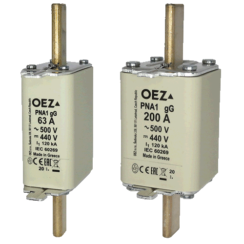 NH Fuses Size 1 500VAC 440VDC gG
