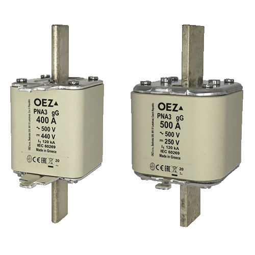 NH Fuses Size 3 500VAC 440V to 250VDC gG