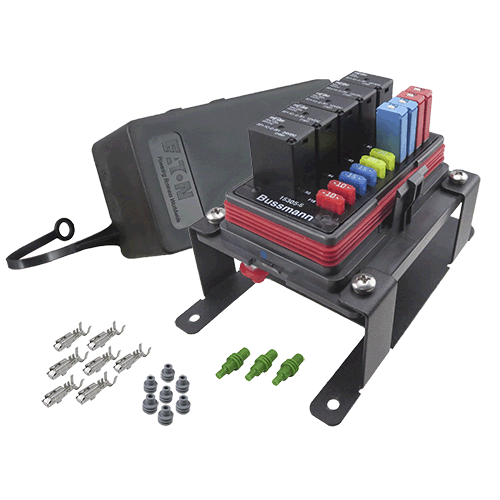 Prolec PDM Kit for 10 Fuses or Breakers & 5 Relays with Internal Relay Bus (PDMKIT-664T)