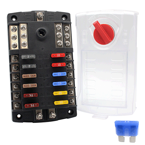 Littelfuse 880028 Fuse Panel for 12 x ATO/ATC fuses | Genuine & Latest Product