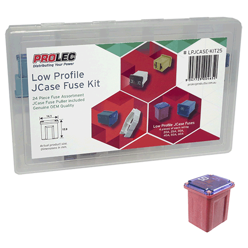 Low Profile JCase Fuse Kit Assortment 25 piece
