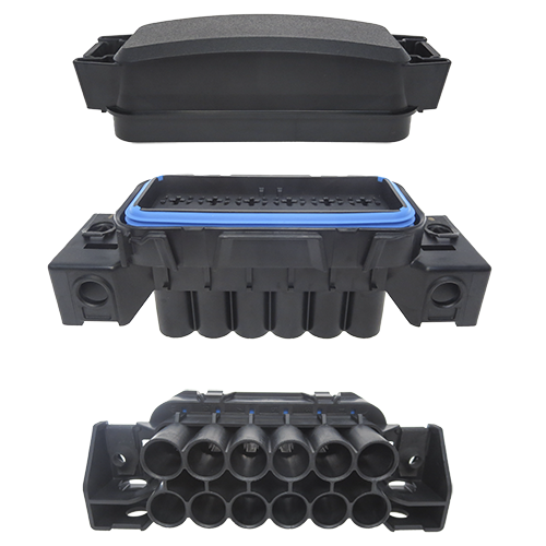 GEP PDM-R3DC1 Fuse Block top and underside views
