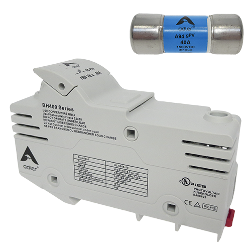 Adler BH400 Fuse Carrier for 22x58mm PV fuses