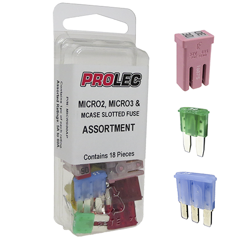 Automotive Micro Fuse 18 piece assortment