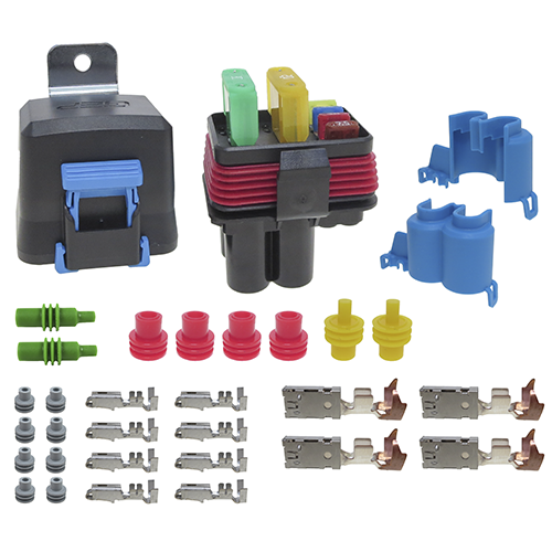 Prolec PDMKIT123 Fuse Block for 4 Mini & 2 Maxi Fuses