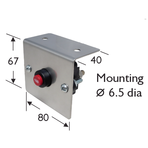 Prolec PROBRK019 Mounting Bracket Dimensions