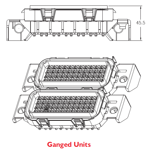 GEP PDM-R3BC1 Module dimensions (continued)