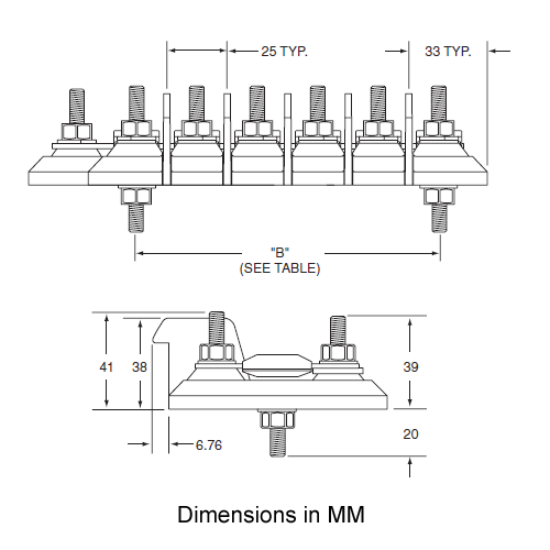 Bussmann LMG3 Fuse Holder Dimensions part 2