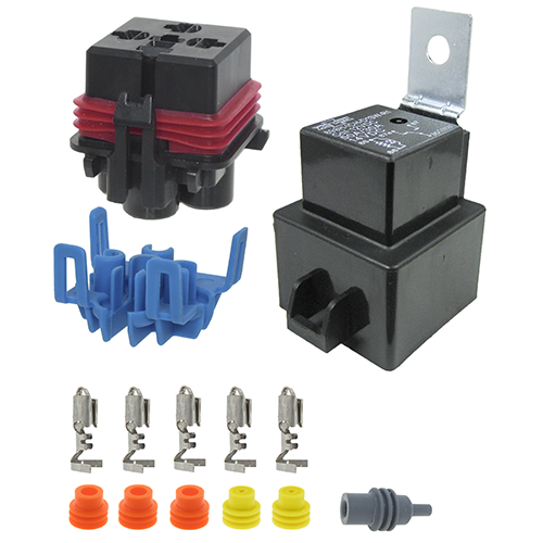 Prolec Sealed Mini Relay Connector Kit with12V SPDT Relay