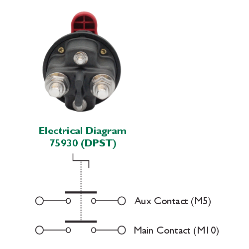Littelfuse 75930 Battery Switch Circuit Diagram