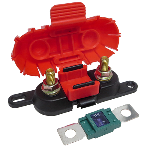 GEP MFH-M11-SR Fuse Block with Flexible Cover Open