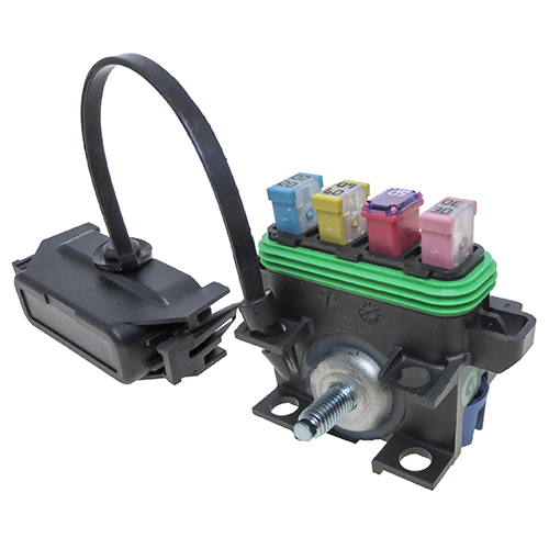 Littelfuse FHMC0001 Power Distribution Unit for 4 Mcase Slotted Fuses