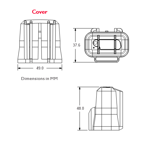 GEP SC27-2001A-B001 Cover Dimensions
