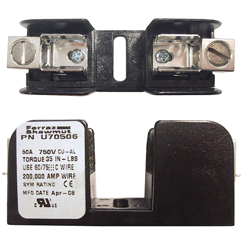 Mersen U705 Fuse Blocks for 14x51mm fuses