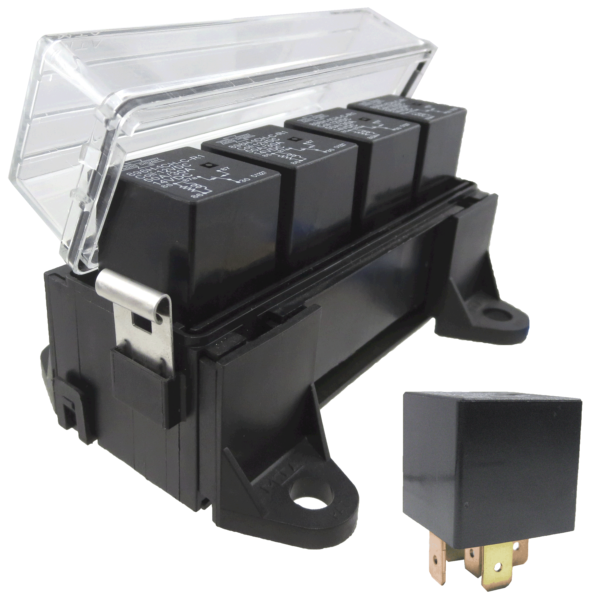MTA 00665 Relay Holder for 4 x ISO Mini relays
