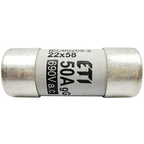 22x58mm Fuses 400V  to 690VAC gG/gL