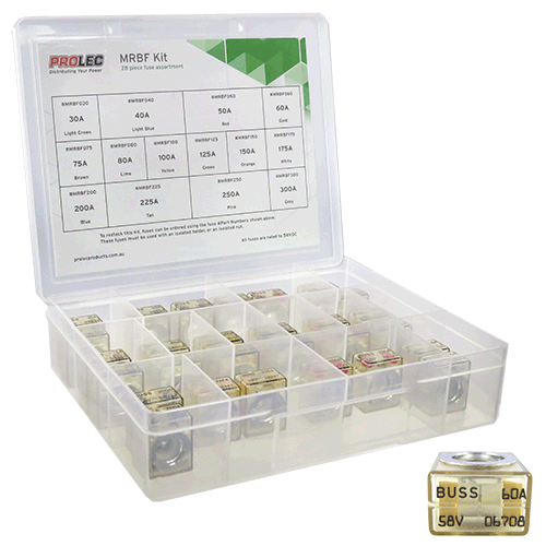 MRBF Battery Fuse Kit Assortment 28 piece