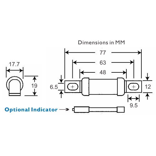 Adler AG4 Fuse Dimensions