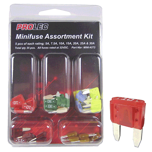 Mini Fuse Kit 35 piece assortment