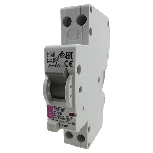 ETI KZS Residual Current Circuit Breakers (RCBO)