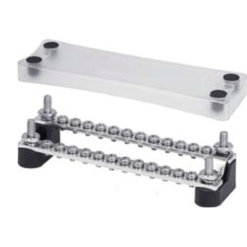 Prolec BBD12M4S Bus Bar with 2 Rows Stepped 12 x M4 screws & cover | Genuine & Latest Product