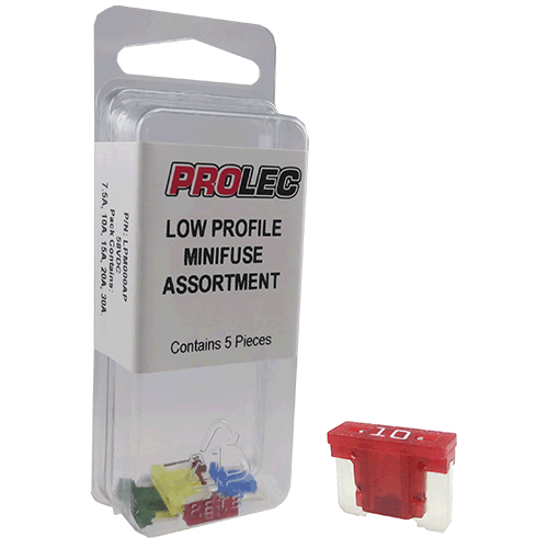 Low Profile Mini Fuse 5 piece assortment | Genuine & Latest Product